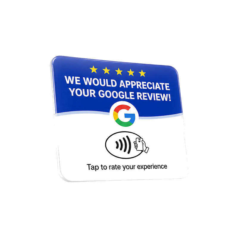Three-quarter angle of the Tapcenda card from the left